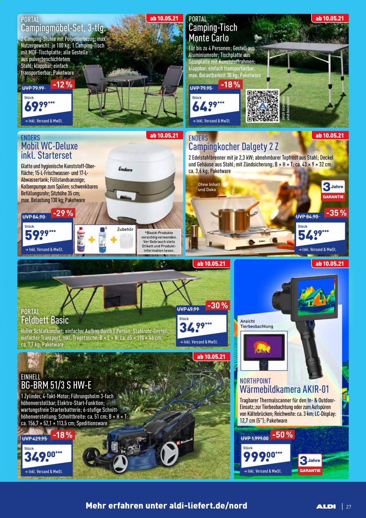 ALDI Nord Prospekte  - 10.05.2021 - 15.05.2021. Seite 27