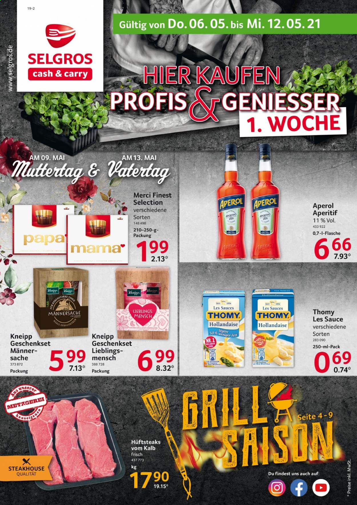 Selgros Prospekte  - 6.05.2021 - 12.05.2021. Seite 1