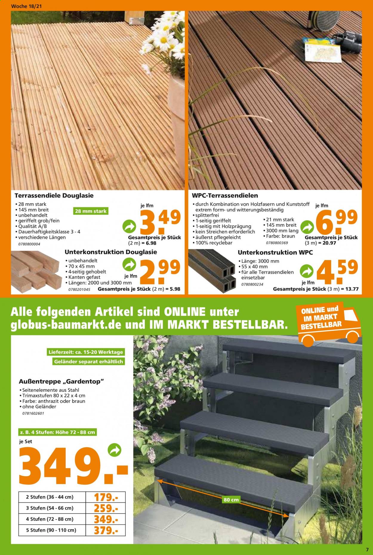 Globus Baumarkt Prospekte  - 3.05.2021 - 8.05.2021. Seite 7