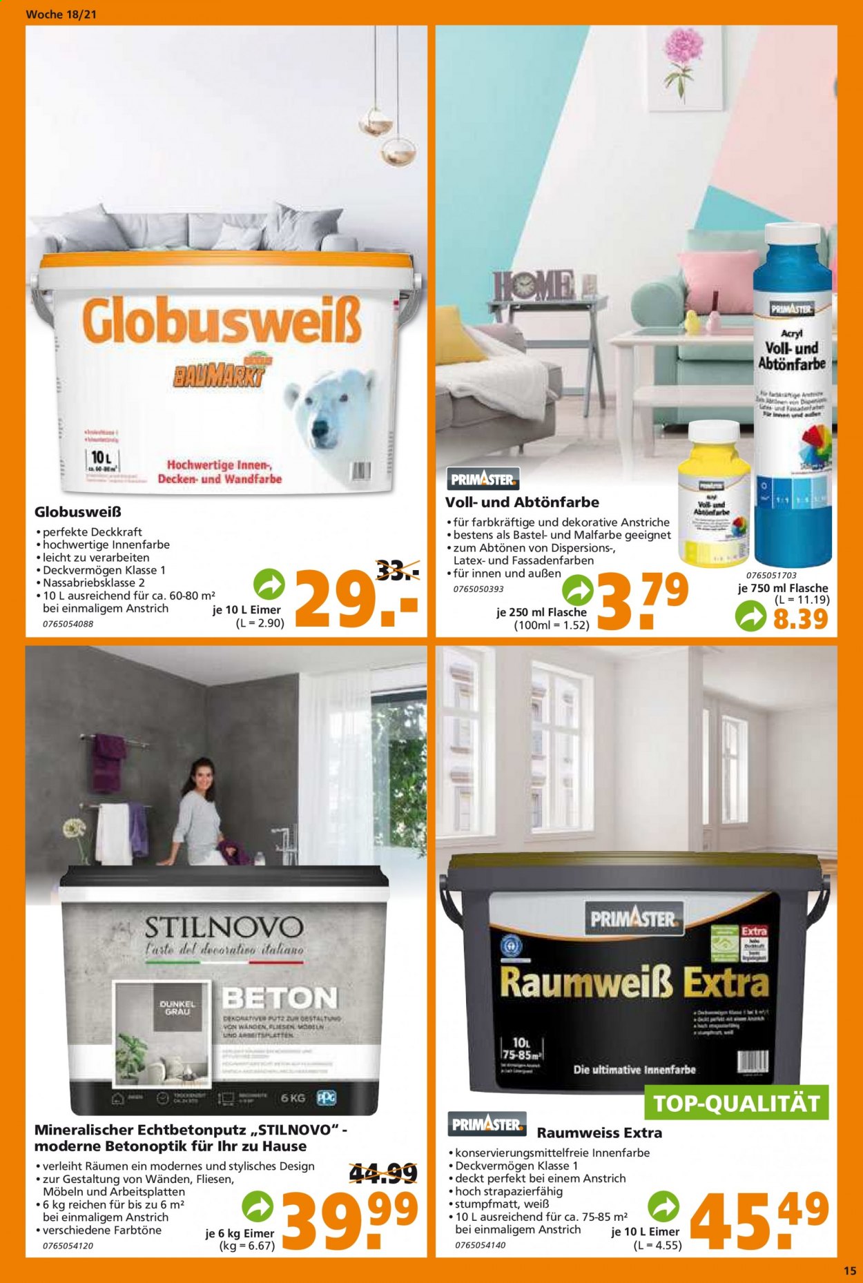 Globus Baumarkt Prospekte  - 3.05.2021 - 8.05.2021. Seite 15
