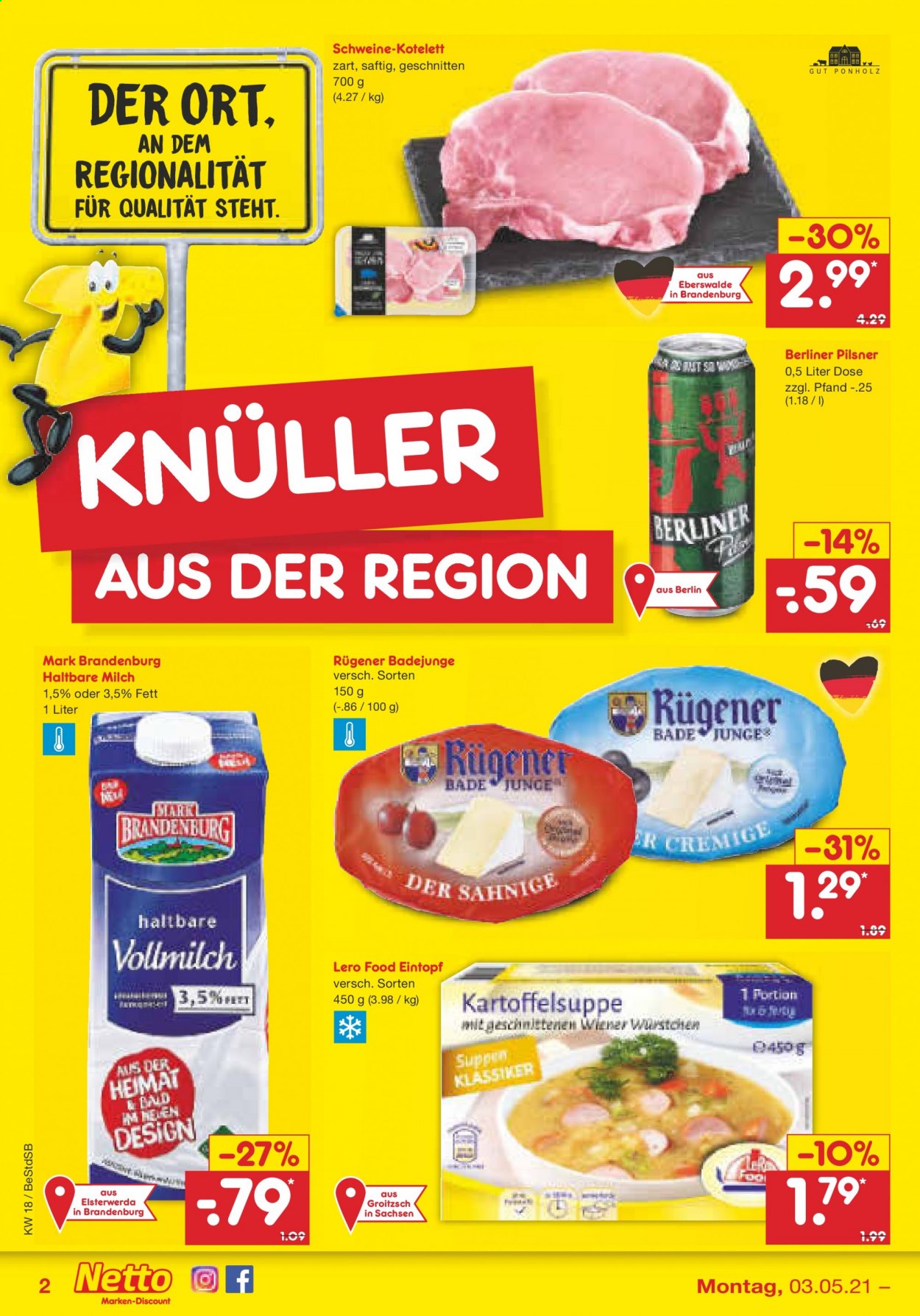 Netto Marken-Discount Prospekte  - 3.05.2021 - 8.05.2021. Seite 2