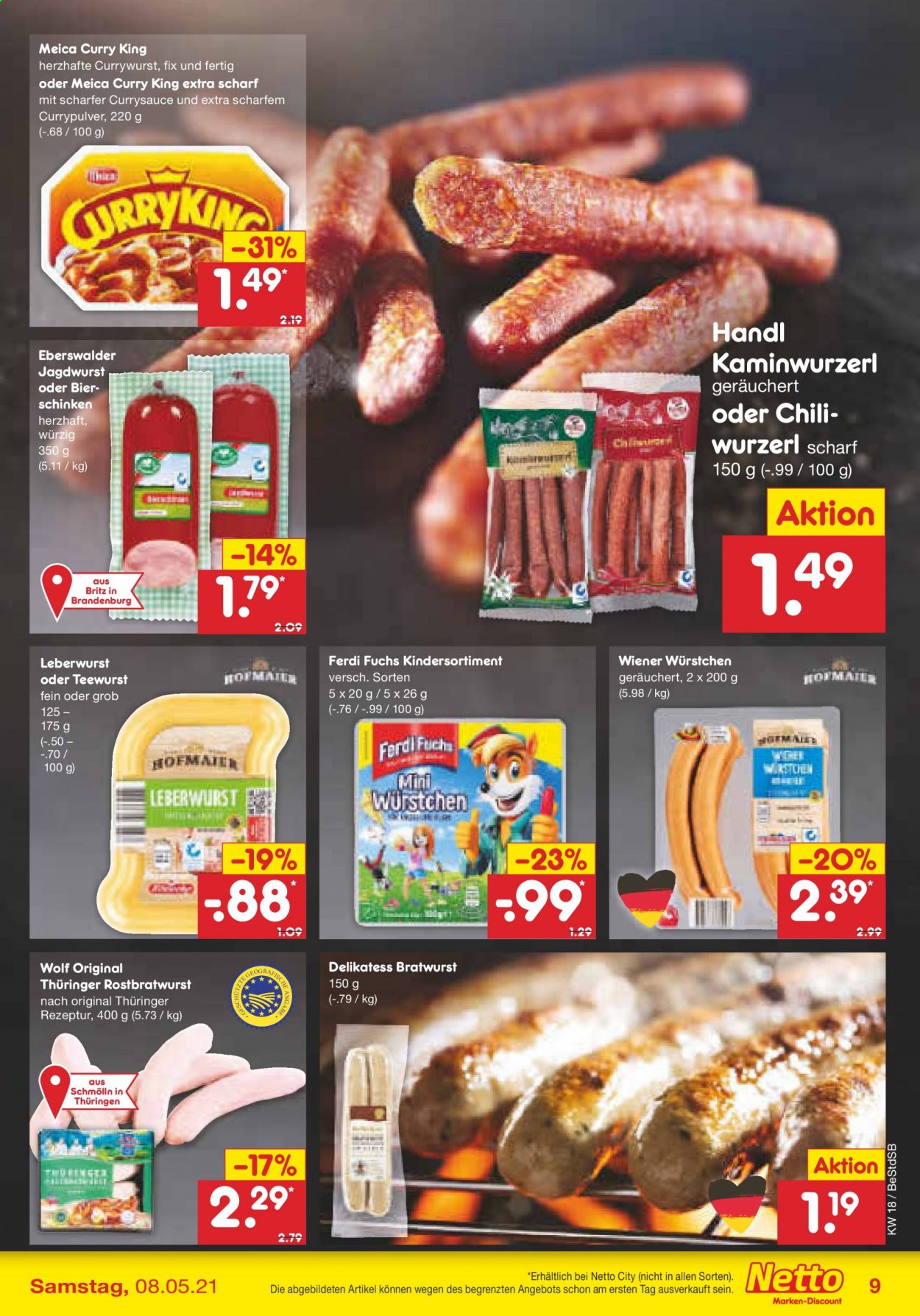 Netto Marken-Discount Prospekte  - 3.05.2021 - 8.05.2021. Seite 9