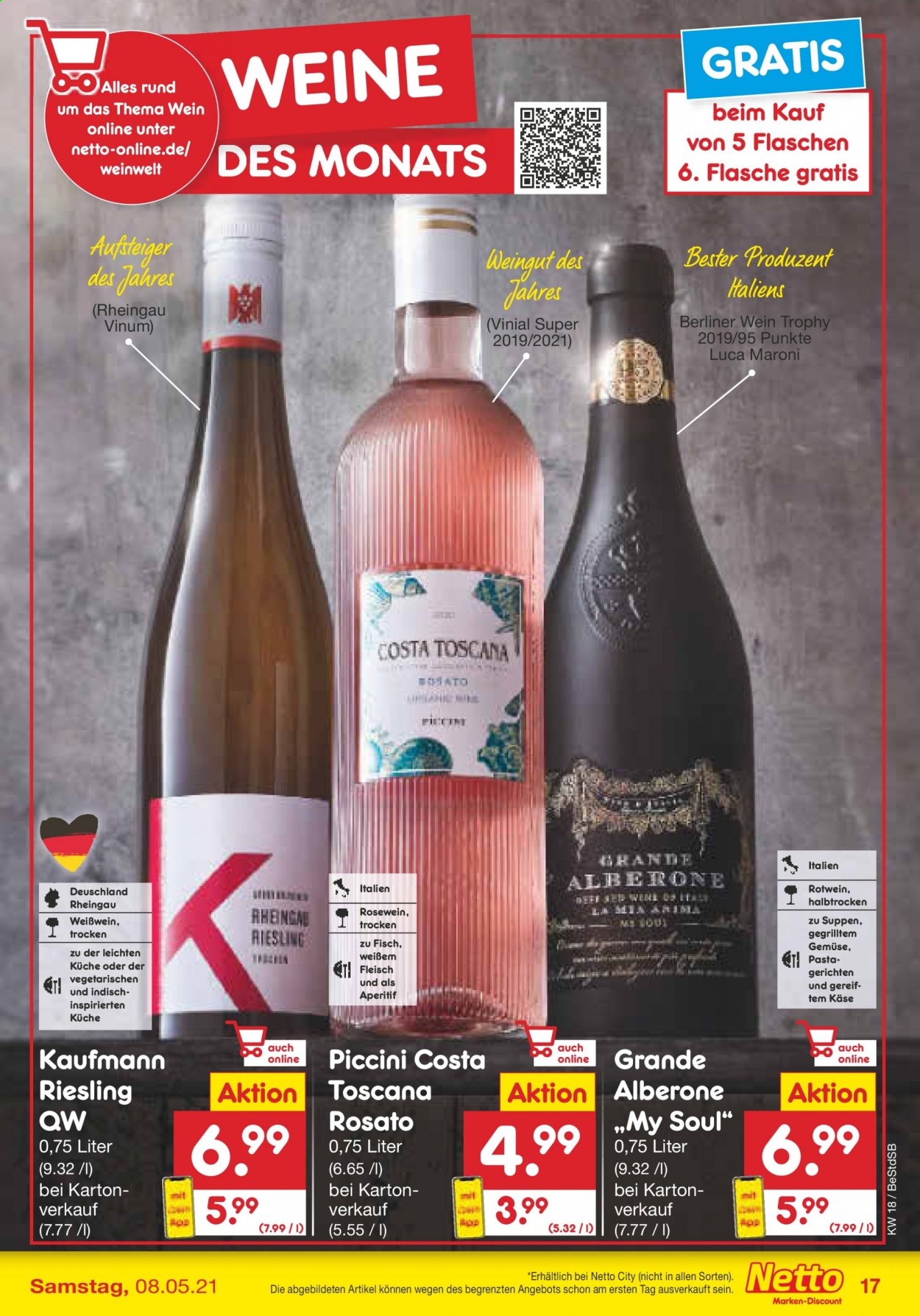 Netto Marken-Discount Prospekte  - 3.05.2021 - 8.05.2021. Seite 17