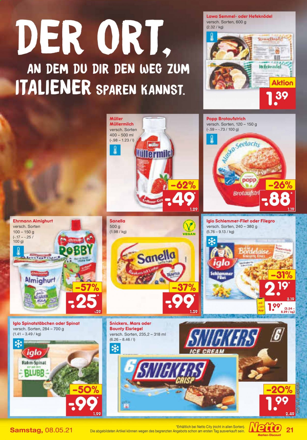 Netto Marken-Discount Prospekte  - 3.05.2021 - 8.05.2021. Seite 21