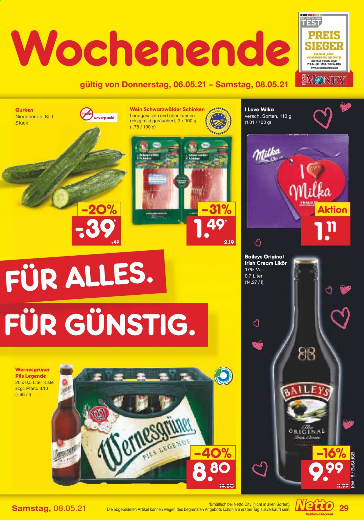 Netto Marken-Discount Prospekte  - 3.05.2021 - 8.05.2021. Seite 29