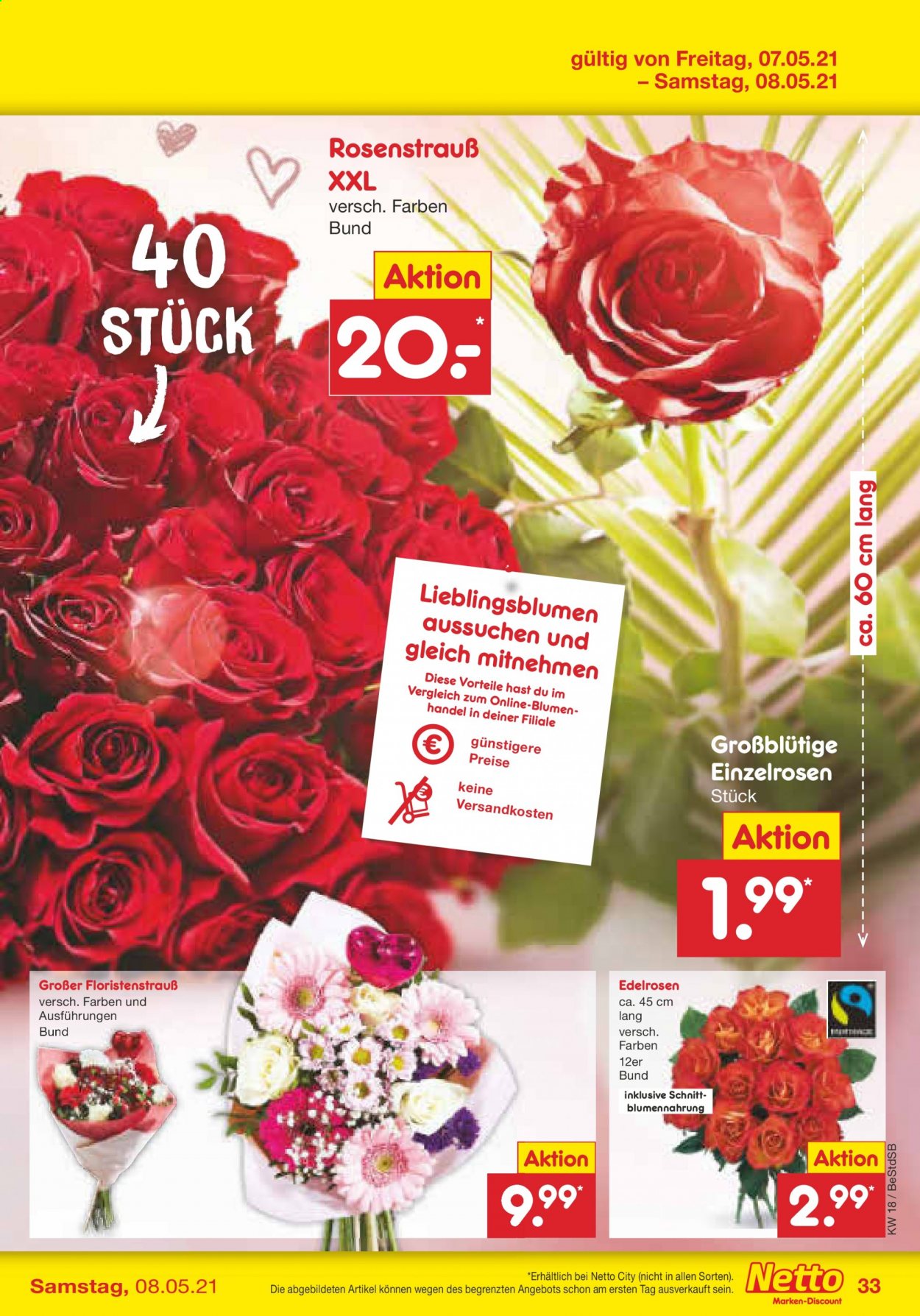 Netto Marken-Discount Prospekte  - 3.05.2021 - 8.05.2021. Seite 33