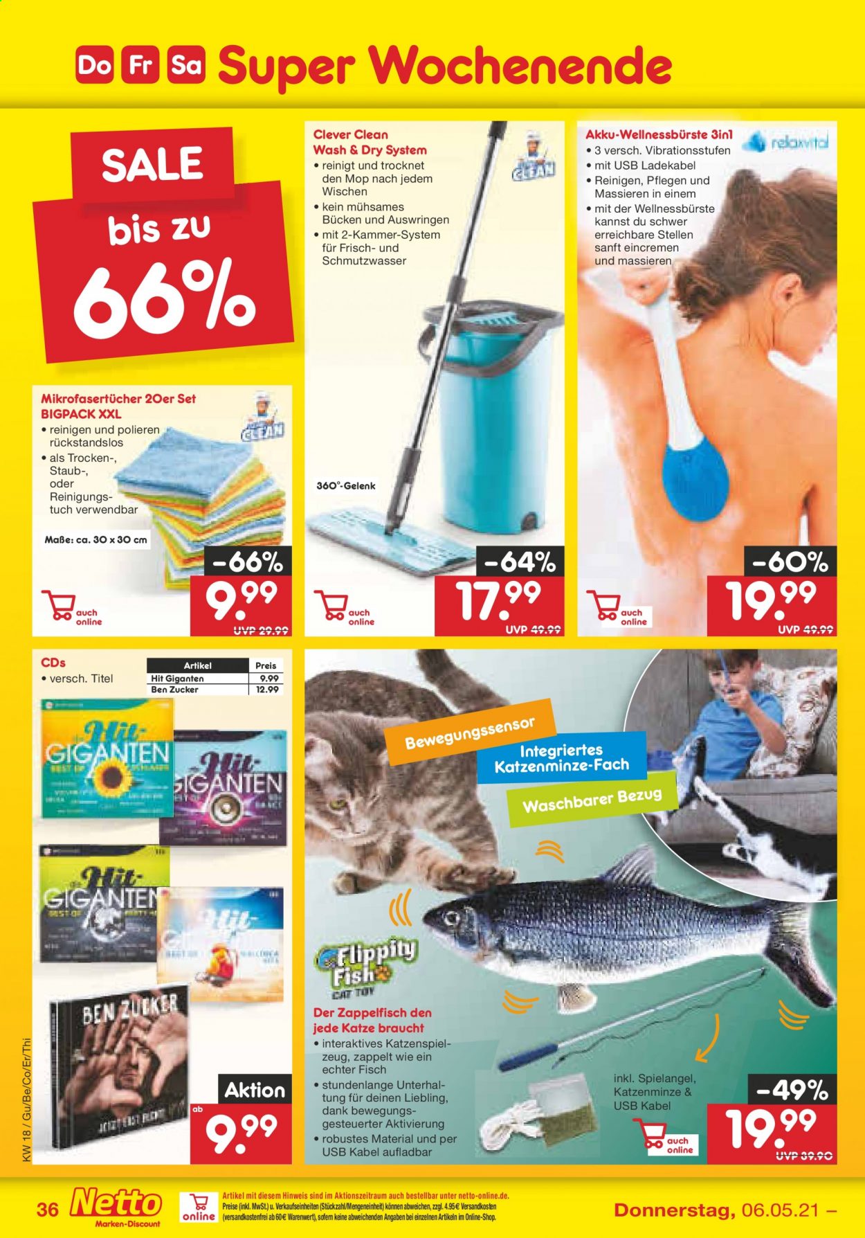 Netto Marken-Discount Prospekte  - 3.05.2021 - 8.05.2021. Seite 36