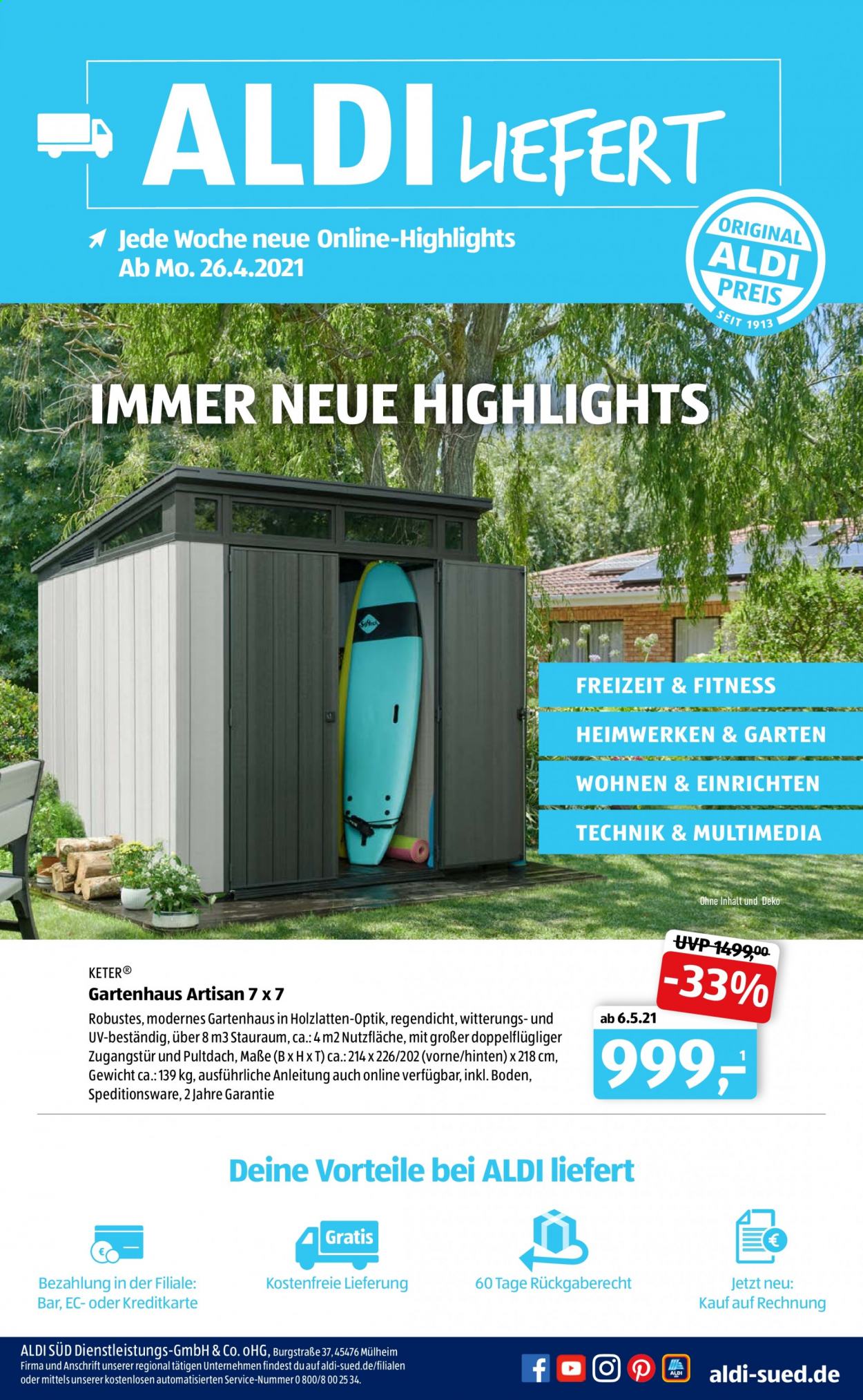 ALDI SÜD Prospekte . Seite 1