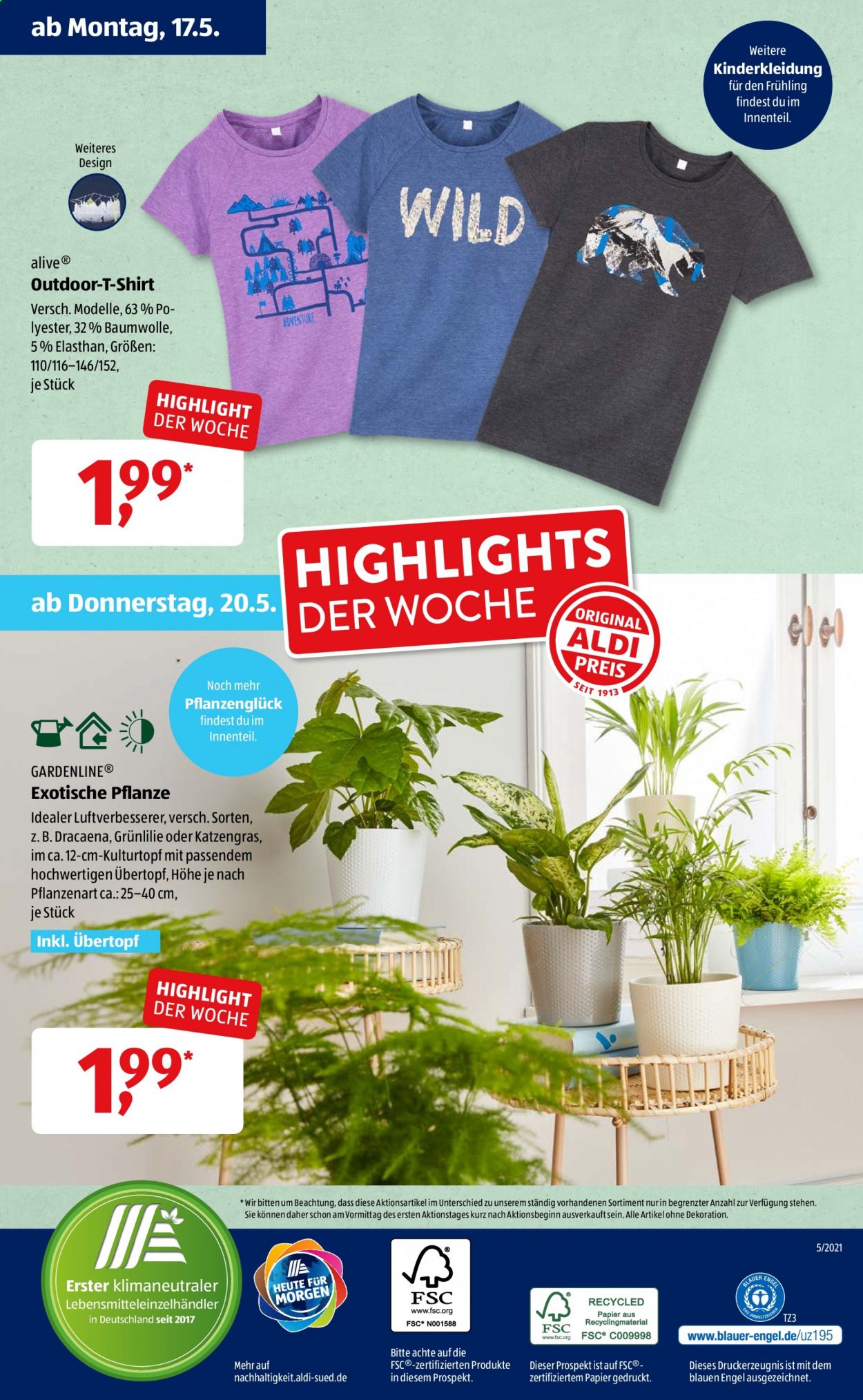 ALDI SÜD Prospekte  - 17.05.2021 - 22.05.2021. Seite 36
