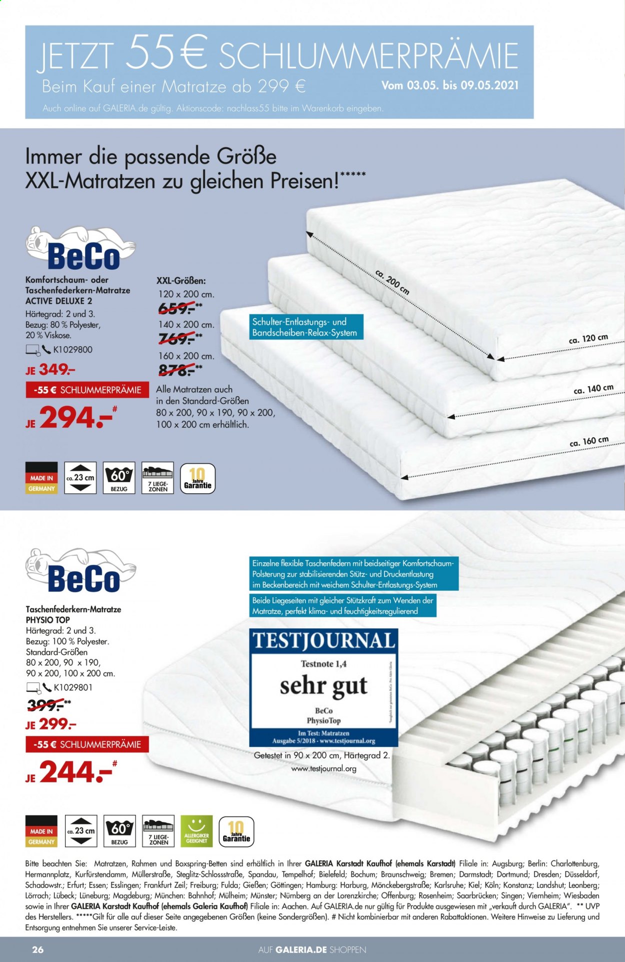 GALERIA Karstadt Kaufhof Prospekte  - 3.05.2021 - 9.05.2021. Seite 26