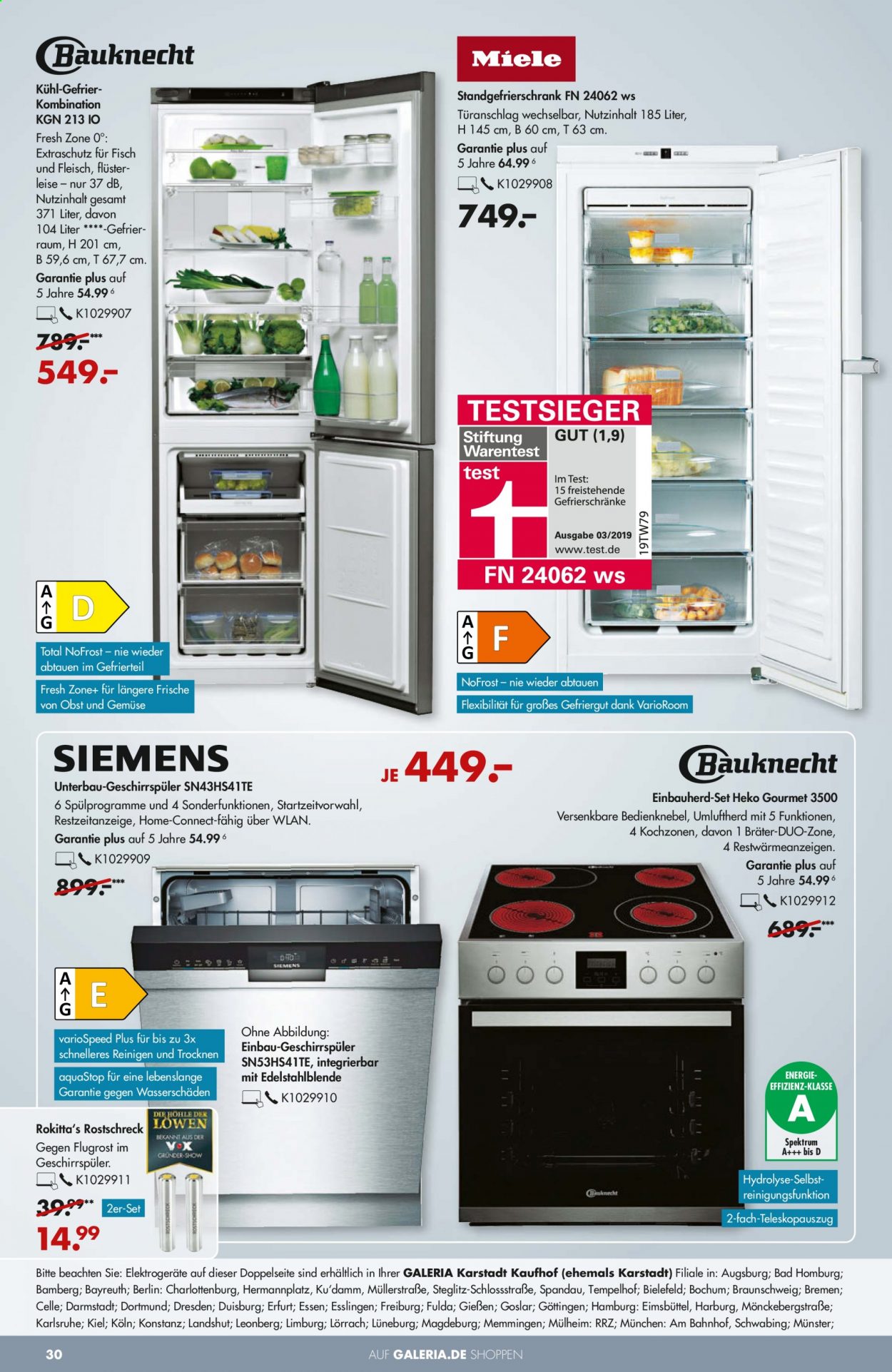 GALERIA Karstadt Kaufhof Prospekte  - 3.05.2021 - 9.05.2021. Seite 30