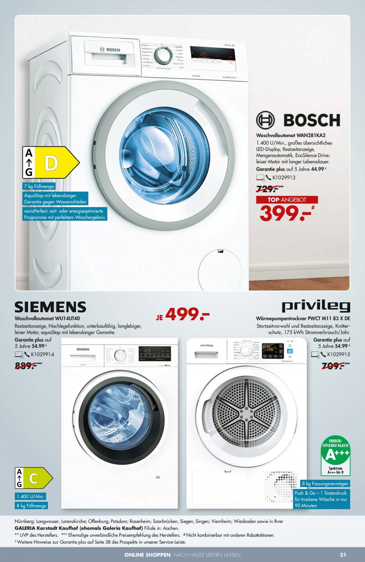 GALERIA Karstadt Kaufhof Prospekte  - 3.05.2021 - 9.05.2021. Seite 31