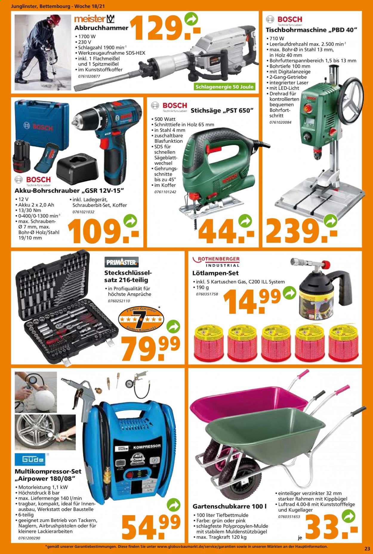 Globus Baumarkt Prospekte  - 4.05.2021 - 11.05.2021. Seite 23
