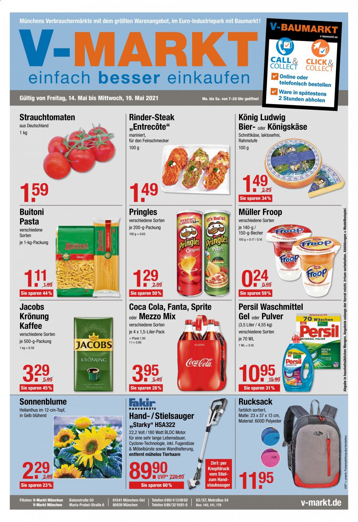V-Markt Prospekte  - 14.05.2021 - 19.05.2021. Seite 1