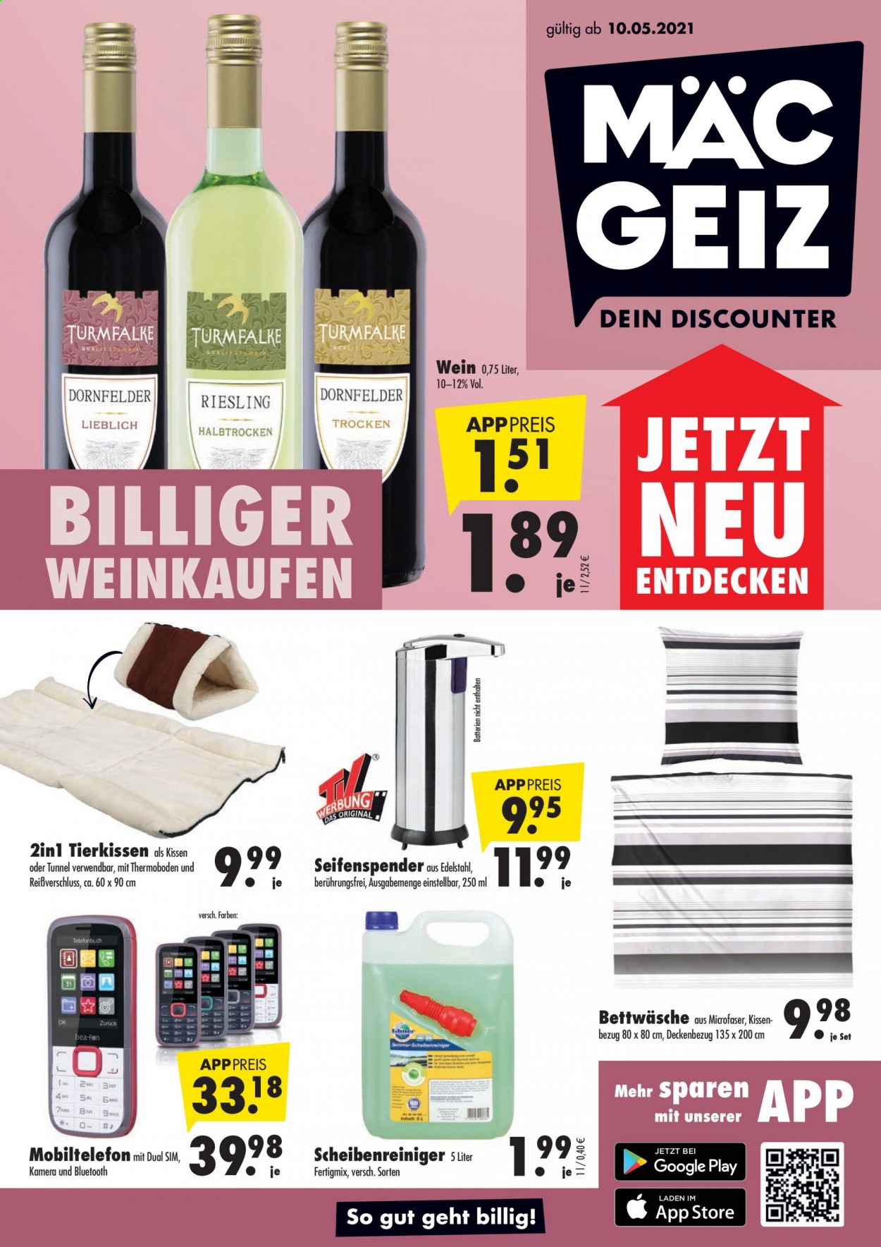 Mäc-Geiz Prospekte  - 10.05.2021 - 15.05.2021. Seite 1