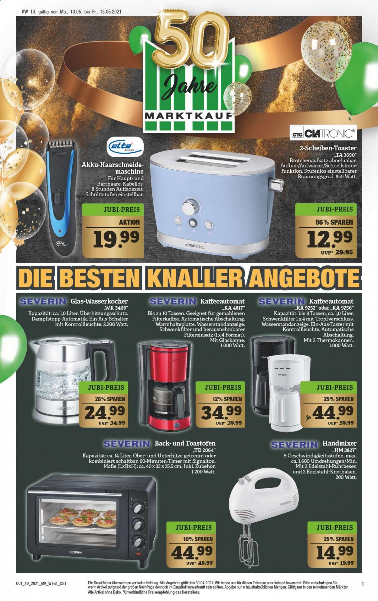 Marktkauf Prospekte  - 10.05.2021 - 15.05.2021. Seite 1