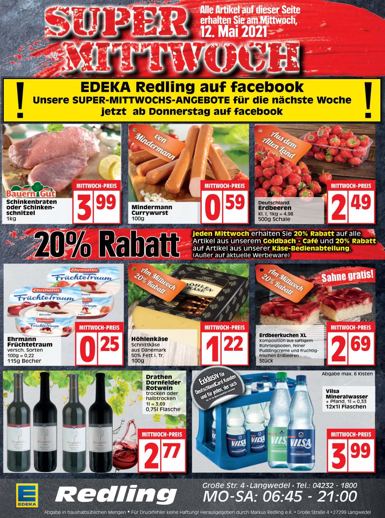 Edeka Prospekte  - 10.05.2021 - 15.05.2021. Seite 1