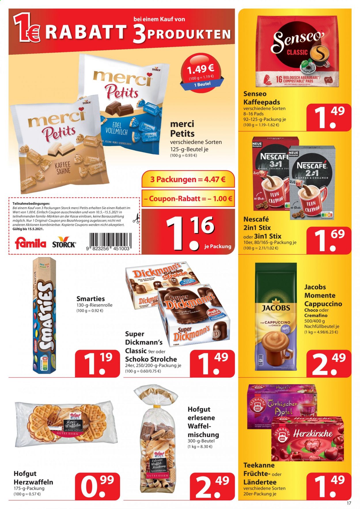 famila Prospekte  - 10.05.2021 - 15.05.2021. Seite 17