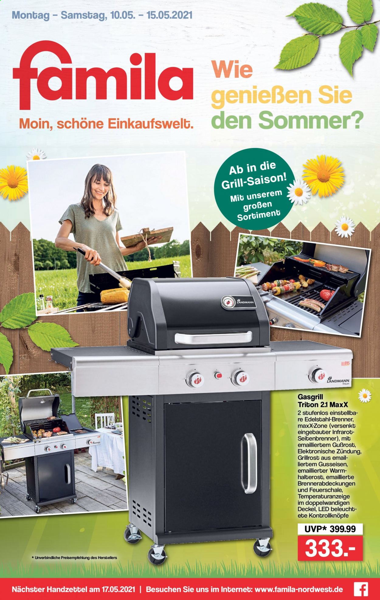famila Prospekte  - 10.05.2021 - 15.05.2021. Seite 1