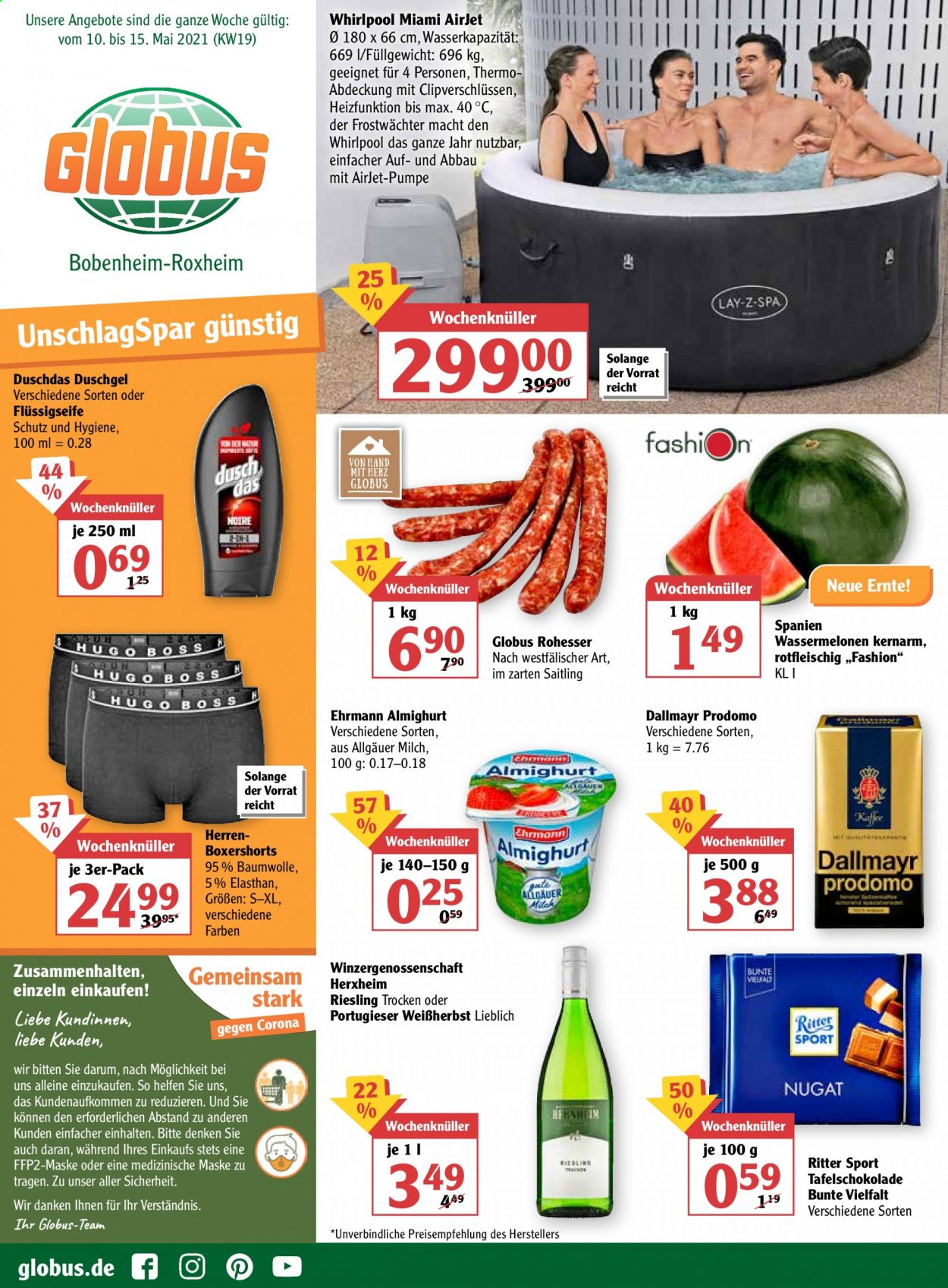 Globus Prospekte  - 10.05.2021 - 15.05.2021. Seite 1
