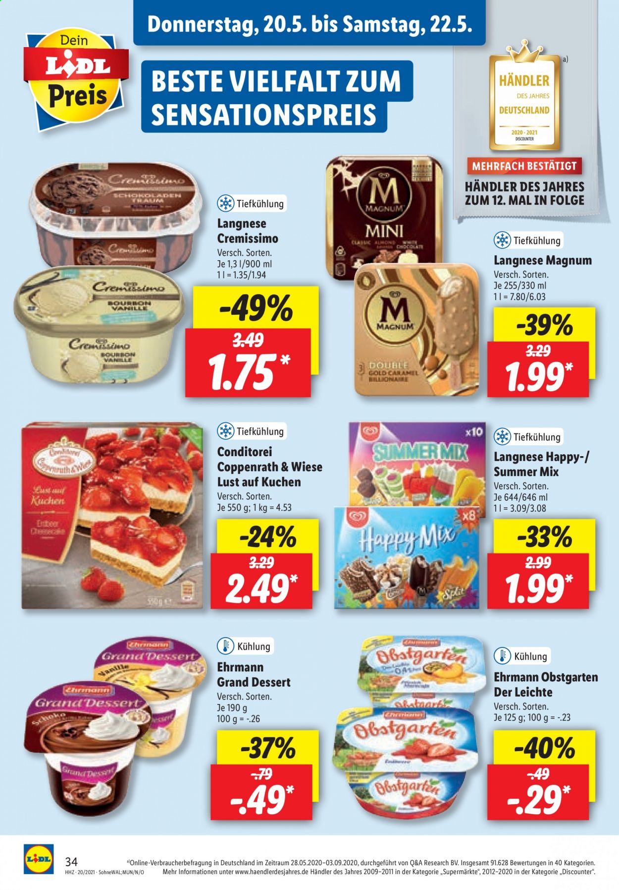 Lidl Prospekte  - 17.05.2021 - 22.05.2021. Seite 34