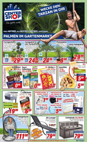 Prospekte CENTERSHOP - 10.5.2021 - 15.5.2021.