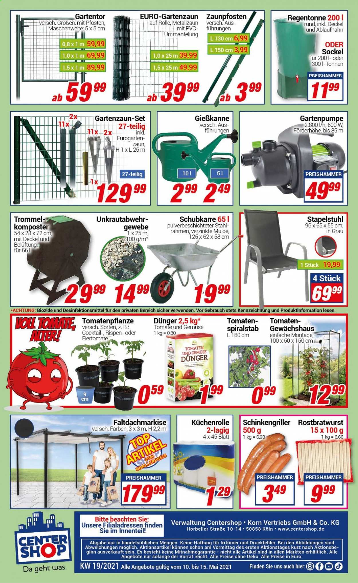 CENTERSHOP Prospekte  - 10.05.2021 - 15.05.2021. Seite 20