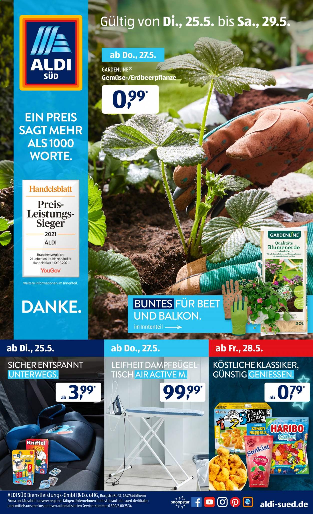 ALDI SÜD Prospekte  - 25.05.2021 - 29.05.2021. Seite 1