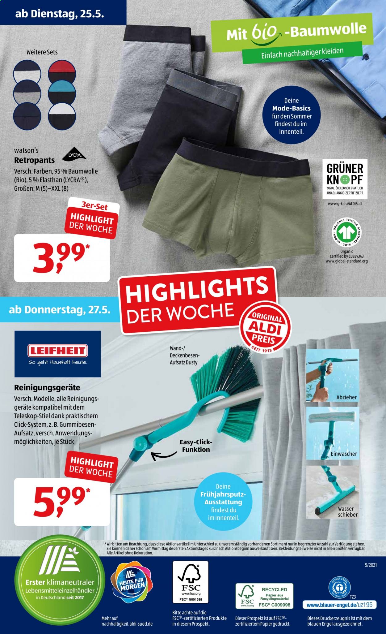 ALDI SÜD Prospekte  - 25.05.2021 - 29.05.2021. Seite 36