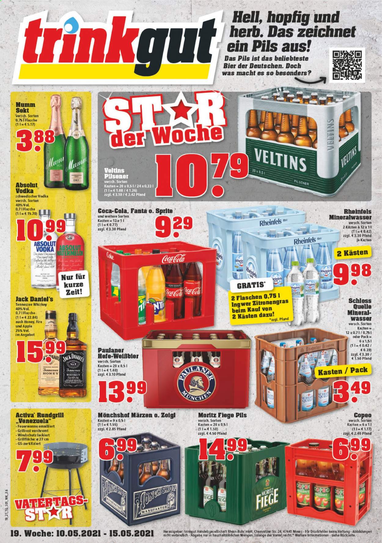 trinkgut Prospekte  - 10.05.2021 - 15.05.2021. Seite 1