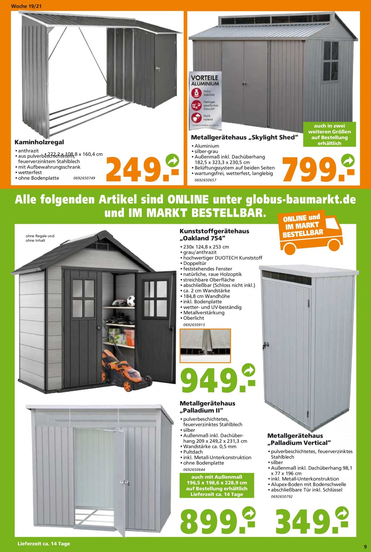 Globus Baumarkt Prospekte  - 10.05.2021 - 15.05.2021. Seite 9