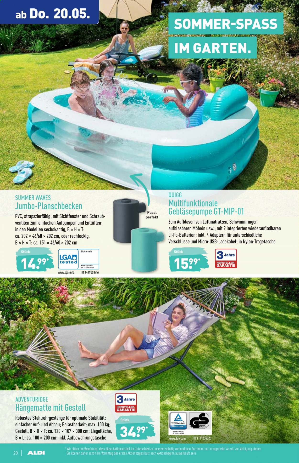 ALDI Nord Prospekte  - 17.05.2021 - 22.05.2021. Seite 20