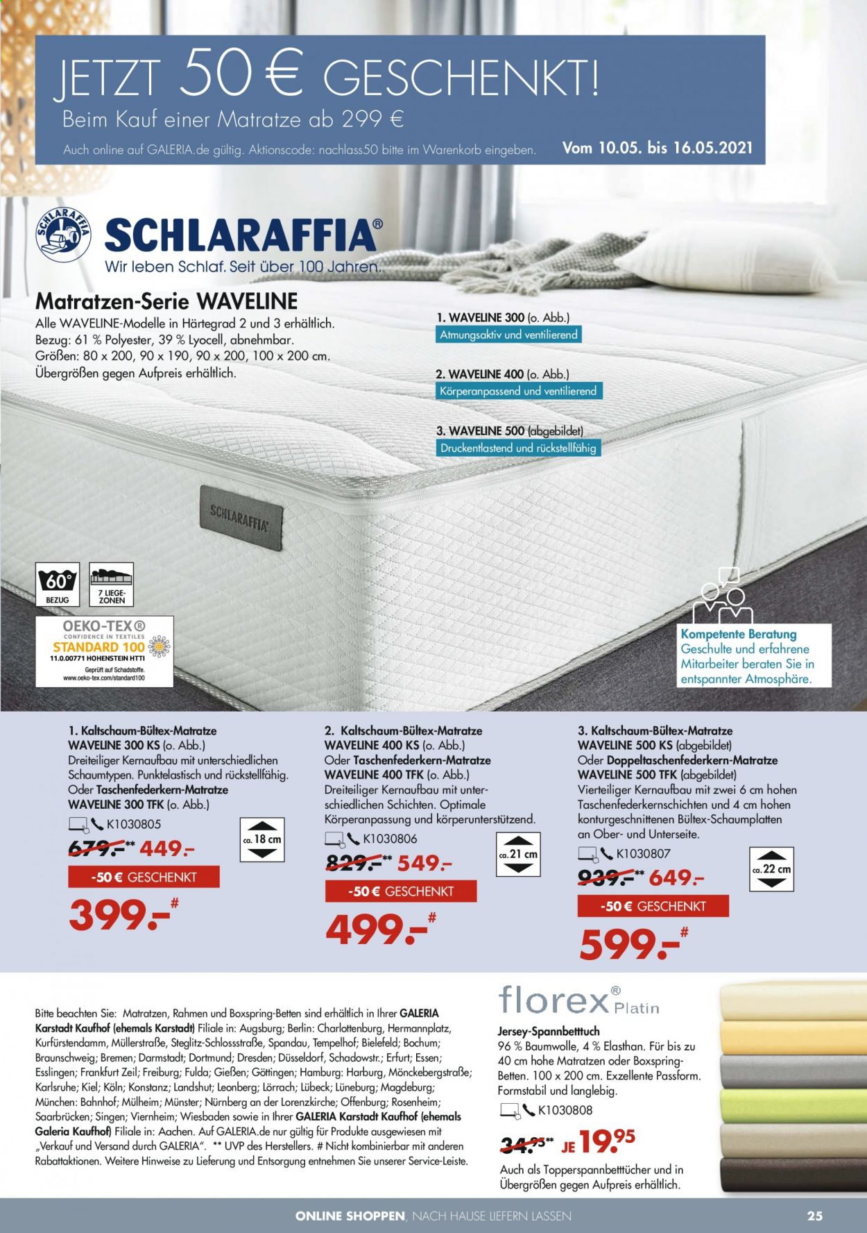 GALERIA Karstadt Kaufhof Prospekte  - 10.05.2021 - 16.05.2021. Seite 25