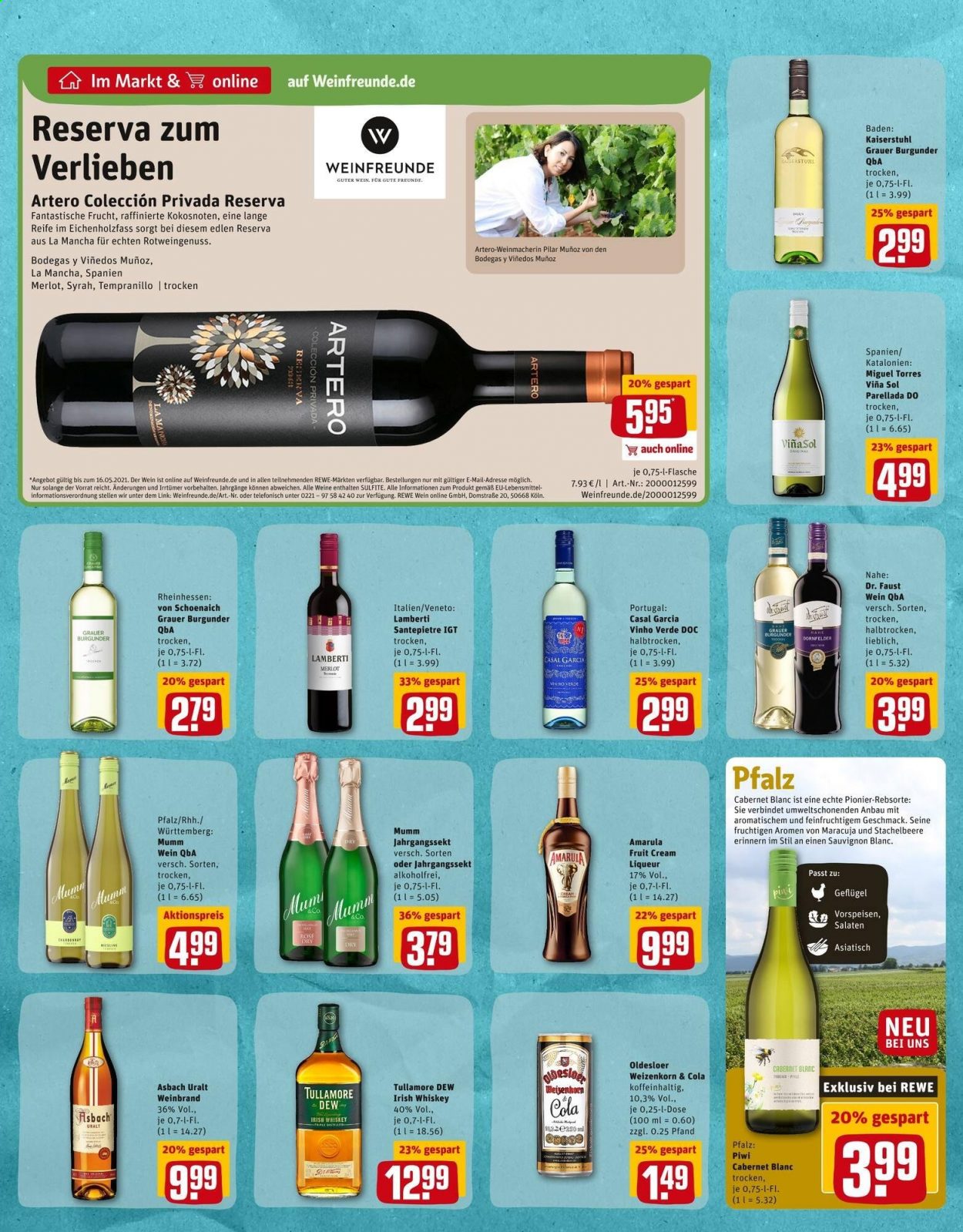 REWE Prospekte  - 10.05.2021 - 15.05.2021. Seite 22