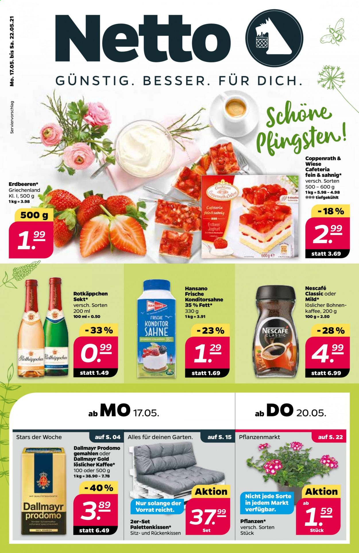 Netto Prospekte  - 17.05.2021 - 22.05.2021. Seite 1