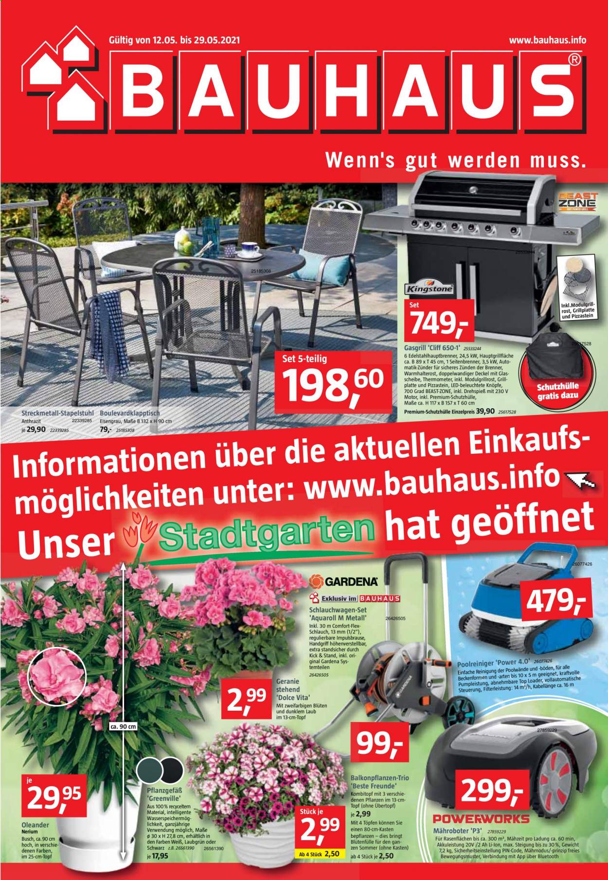 Bauhaus Prospekte  - 12.05.2021 - 29.05.2021. Seite 1