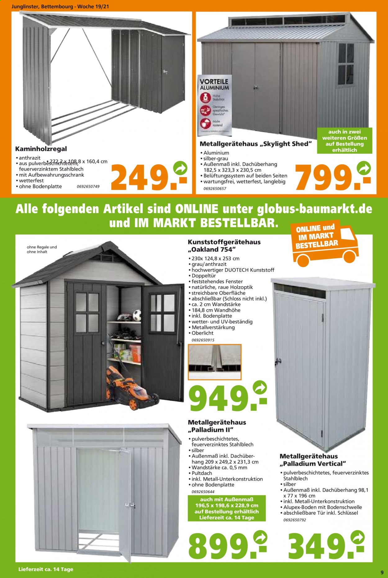 Globus Baumarkt Prospekte  - 11.05.2021 - 18.05.2021. Seite 9