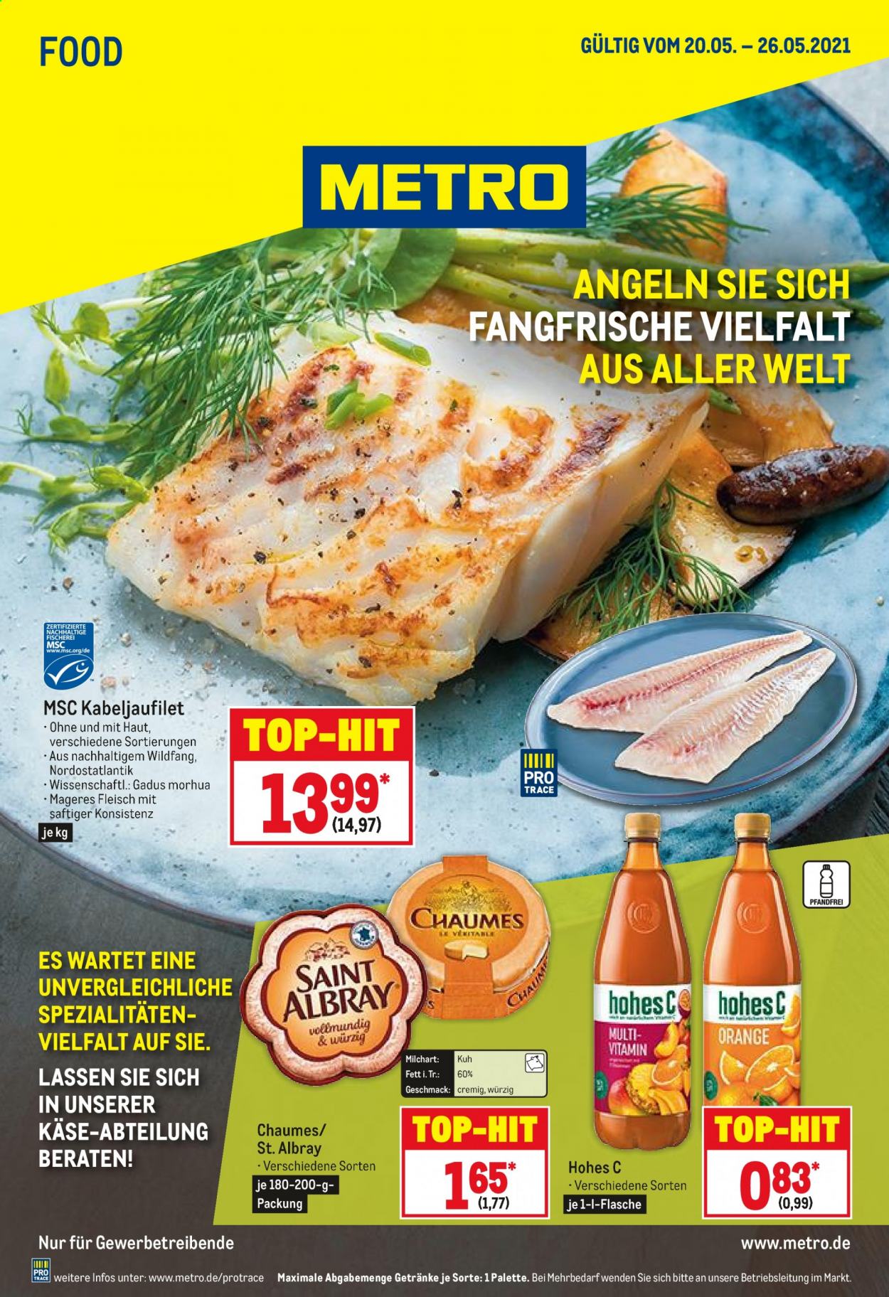 Metro Prospekte  - 20.05.2021 - 26.05.2021. Seite 1