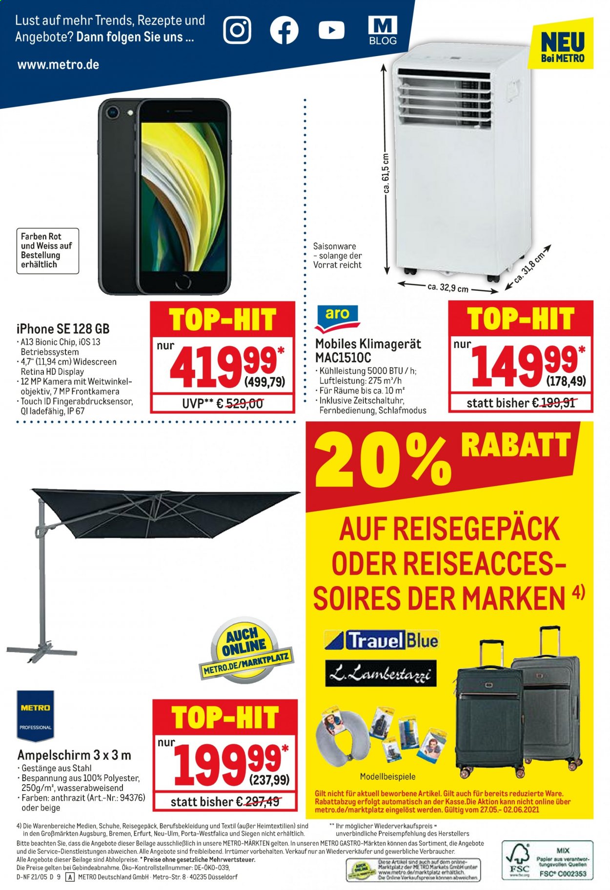 Metro Prospekte  - 27.05.2021 - 2.06.2021. Seite 20