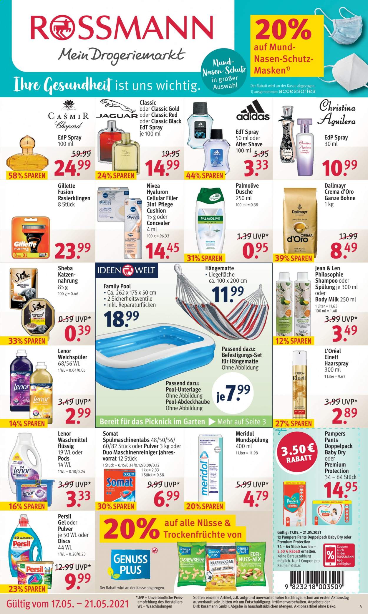 Rossmann Prospekte  - 17.05.2021 - 21.05.2021. Seite 1