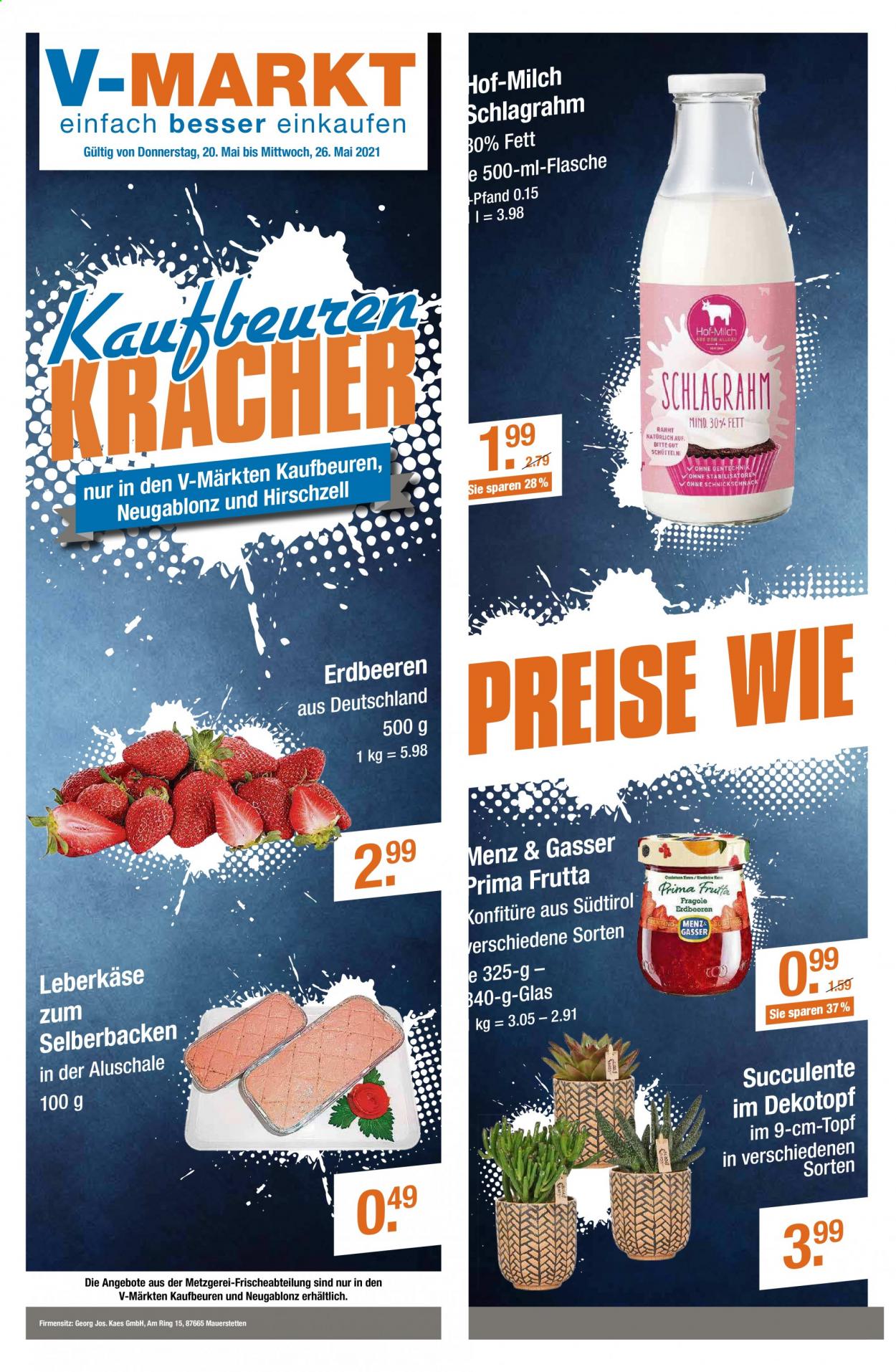 V-Markt Prospekte  - 20.05.2021 - 26.05.2021. Seite 1