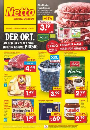 Prospekte Netto Marken-Discount - 10.5.2021 - 15.5.2021.