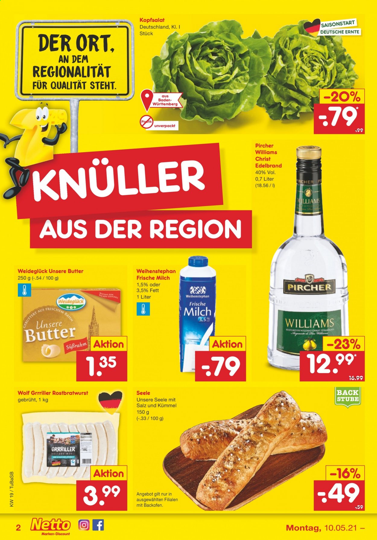 Netto Marken-Discount Prospekte  - 10.05.2021 - 15.05.2021. Seite 2