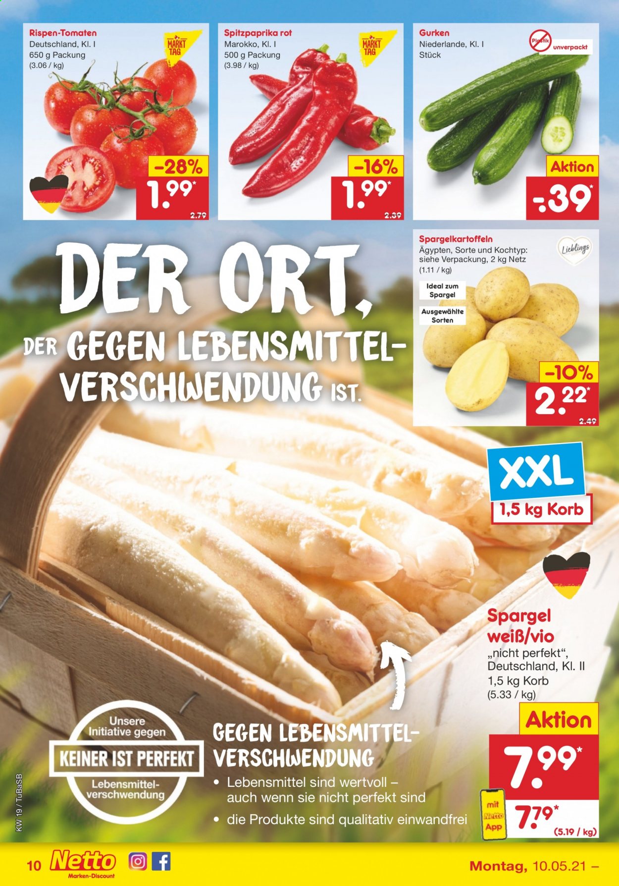 Netto Marken-Discount Prospekte  - 10.05.2021 - 15.05.2021. Seite 10