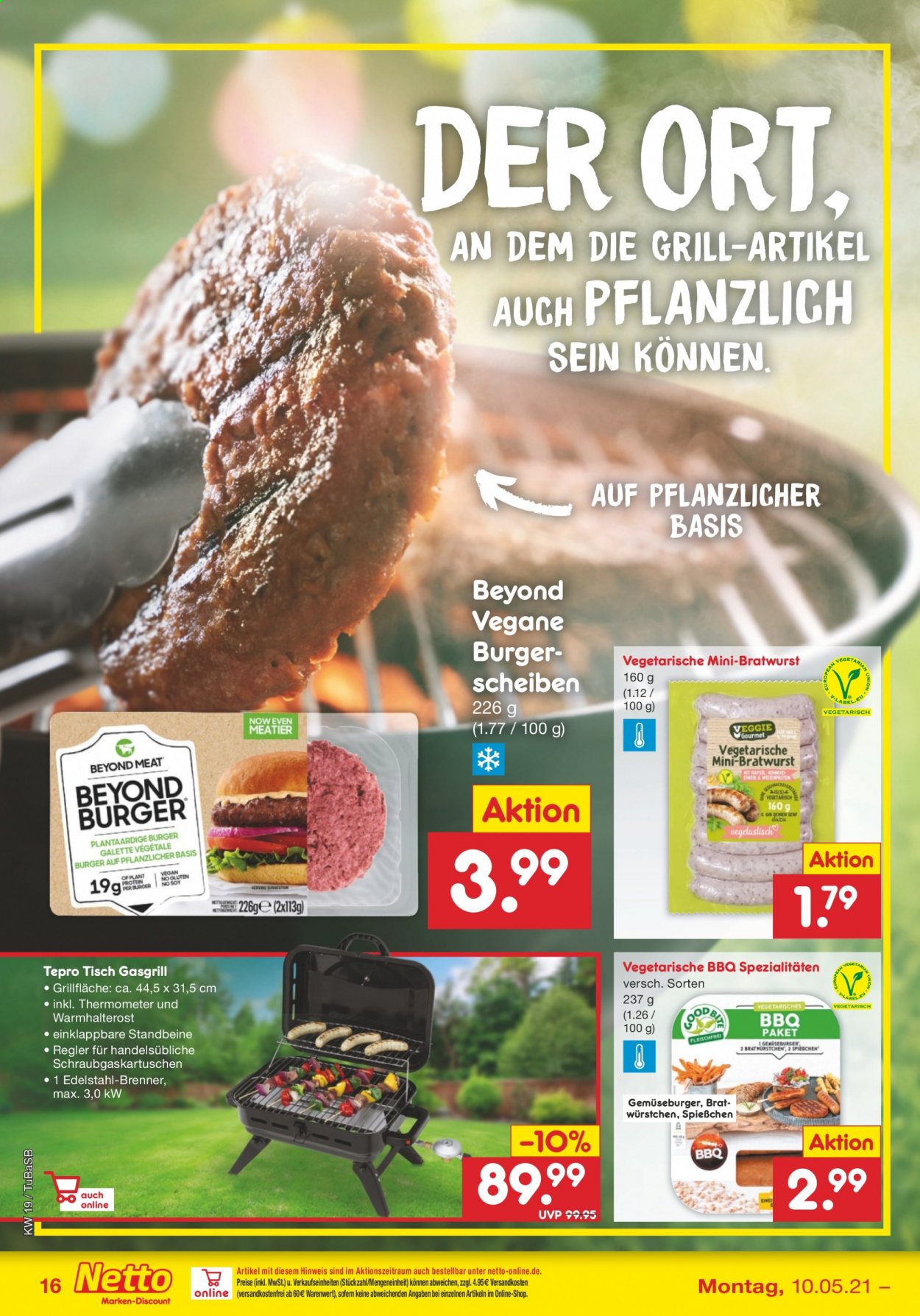 Netto Marken-Discount Prospekte  - 10.05.2021 - 15.05.2021. Seite 16