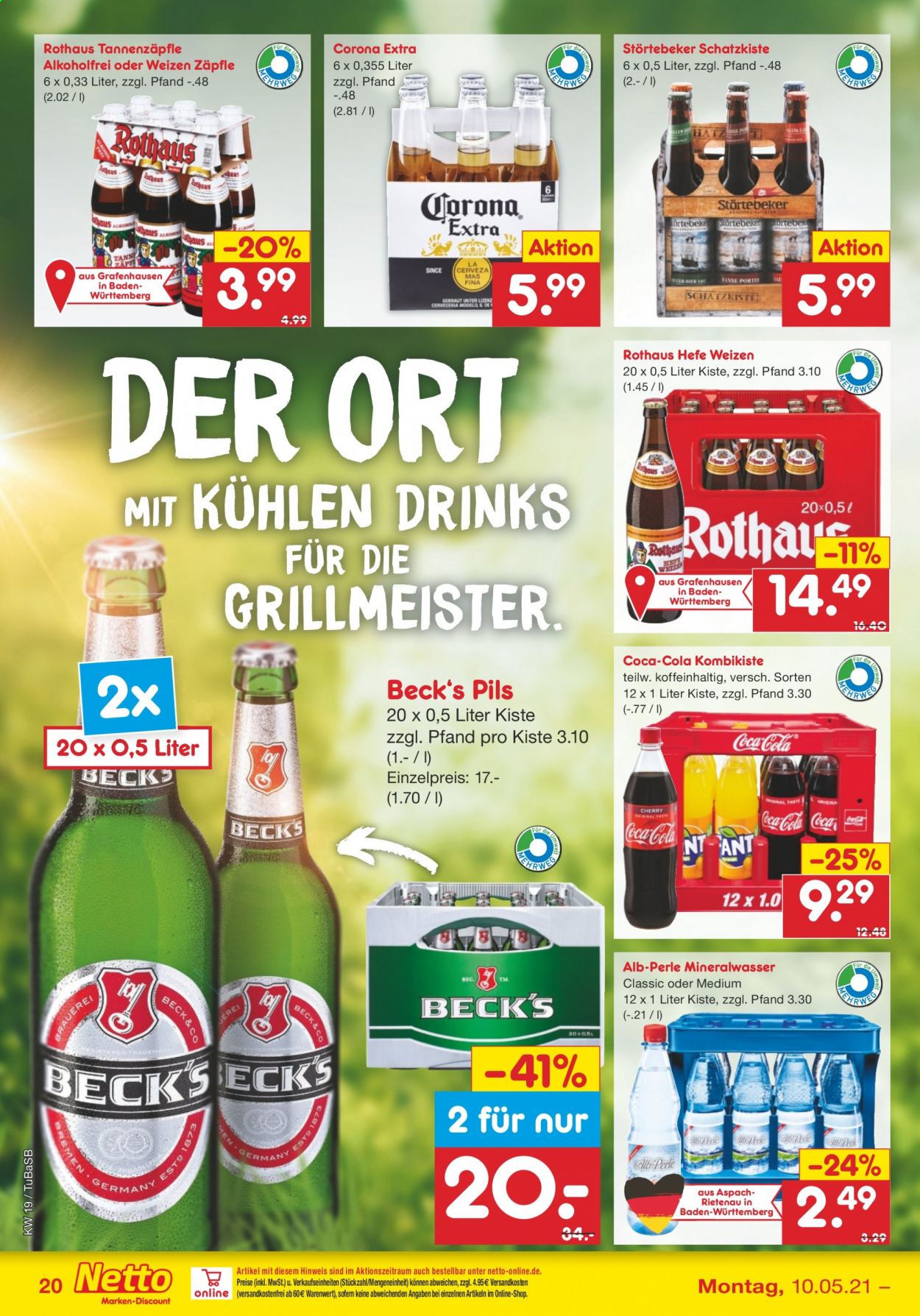 Netto Marken-Discount Prospekte  - 10.05.2021 - 15.05.2021. Seite 20