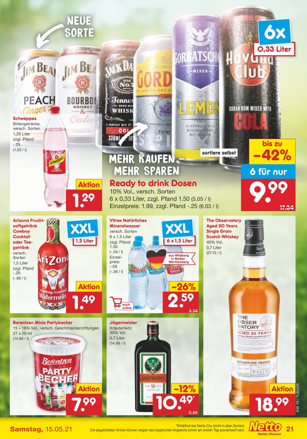 Netto Marken-Discount Prospekte  - 10.05.2021 - 15.05.2021. Seite 21