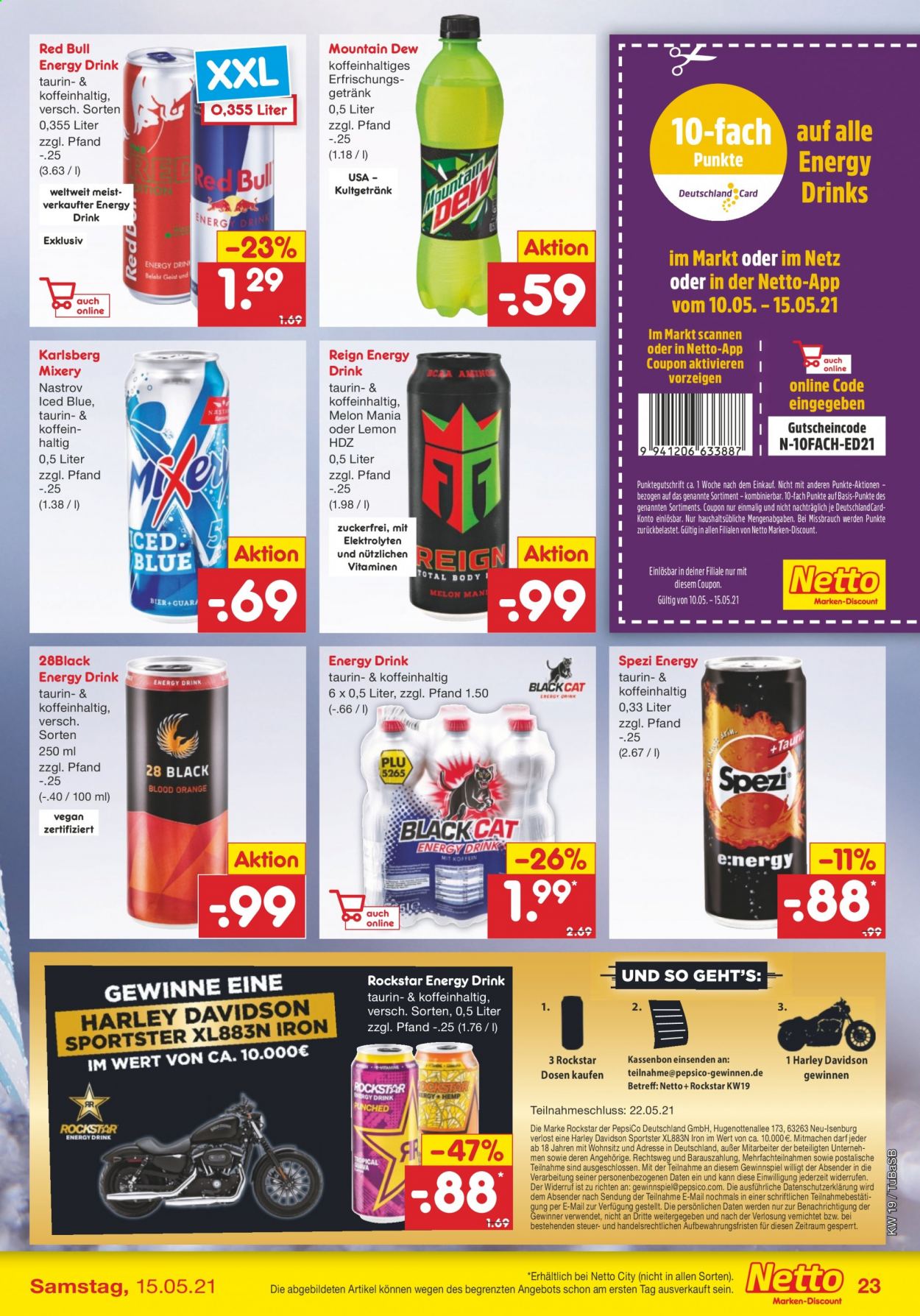 Netto Marken-Discount Prospekte  - 10.05.2021 - 15.05.2021. Seite 23