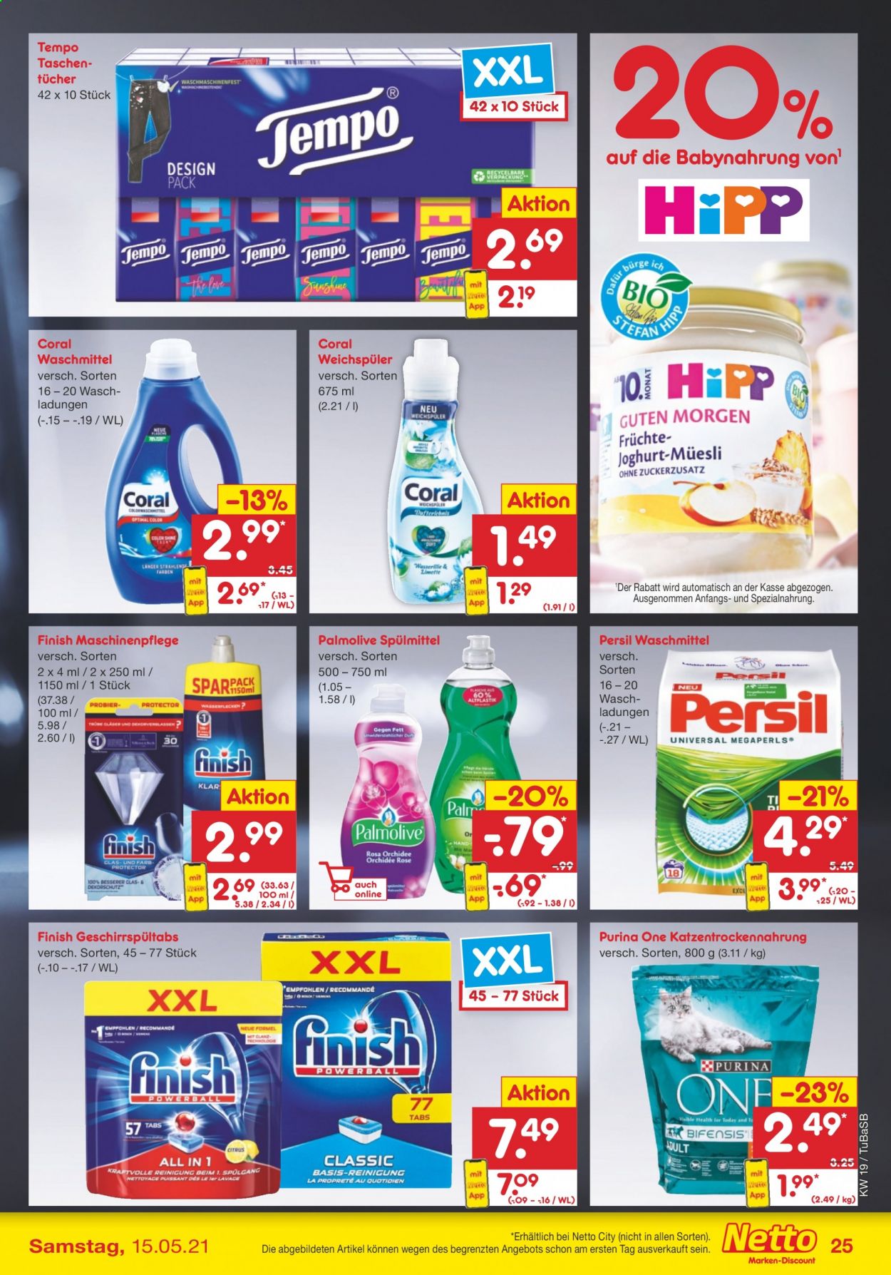 Netto Marken-Discount Prospekte  - 10.05.2021 - 15.05.2021. Seite 25