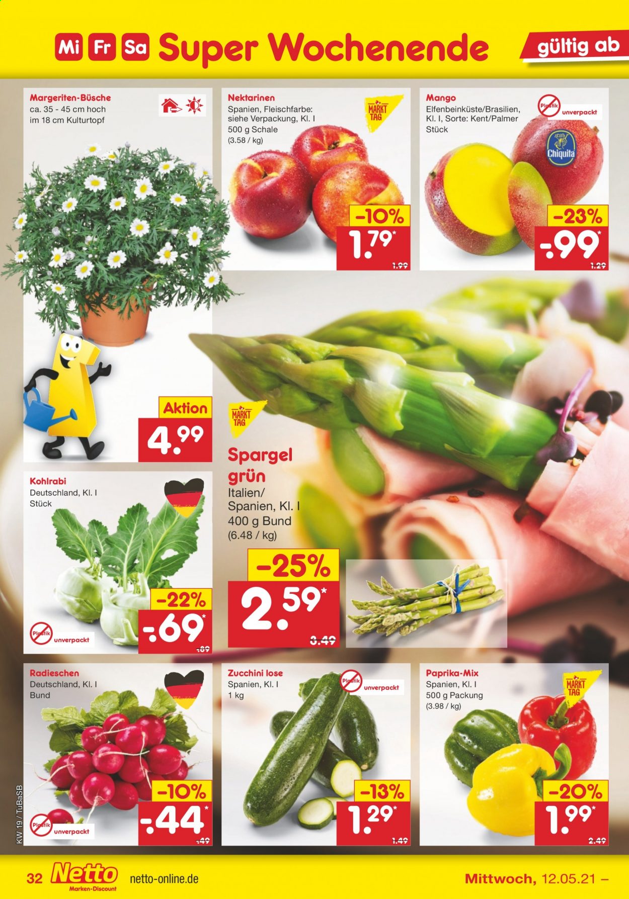 Netto Marken-Discount Prospekte  - 10.05.2021 - 15.05.2021. Seite 32